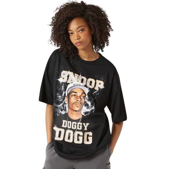 Snoop Doggy Dogg shirt Large by Dogg Supply black diamond oversize graphic NWT - Picture 4 of 8